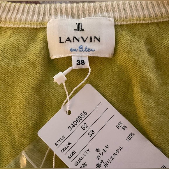 ** NWT LANVIN En Bleu Sweater - Picture 2 of 9